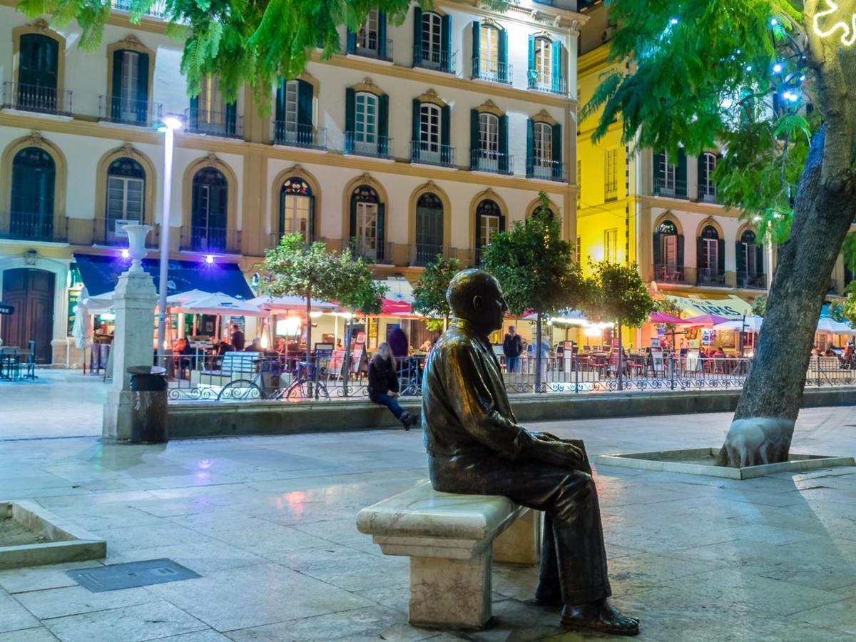 Ferienwohnung Atico En El Centro Historico Con Terraza Málaga Exterior foto
